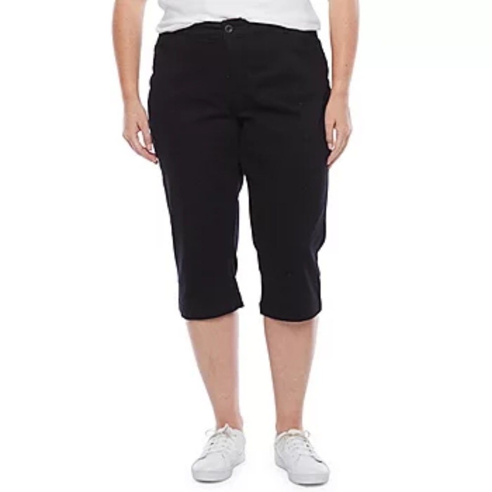 St. John's Bay 20W black capris